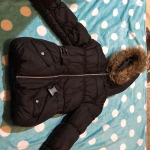 Warm thick winter jacket
